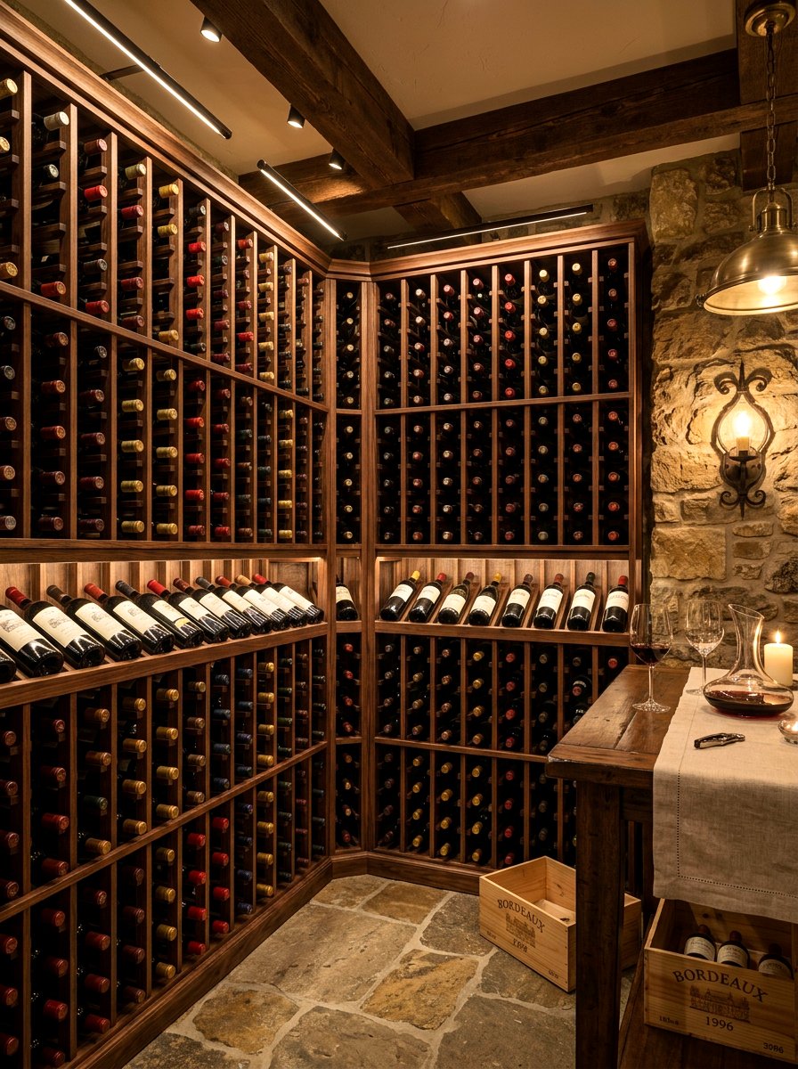 Wine Cellar Rack - 30 basement storage ideas