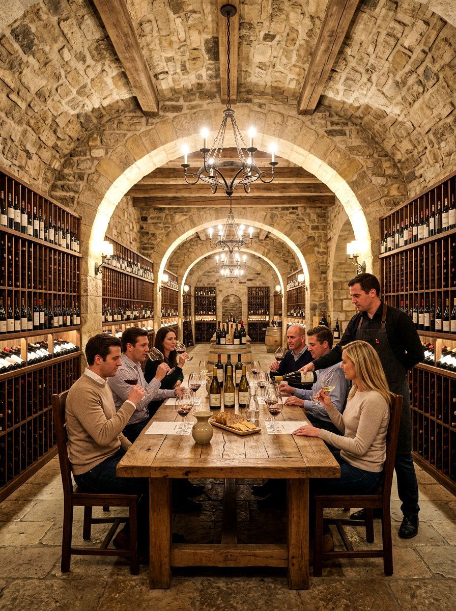 Wine Cellar Tasting Room - 30 dinner party hosting room ideas