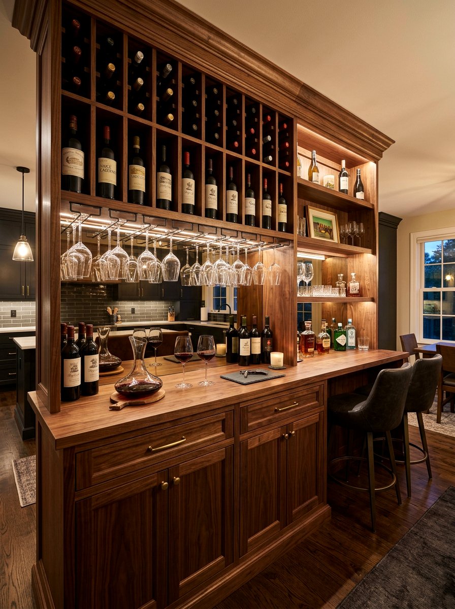 Wine Rack Kitchen Hutch - 30 kitchen hutch ideas
