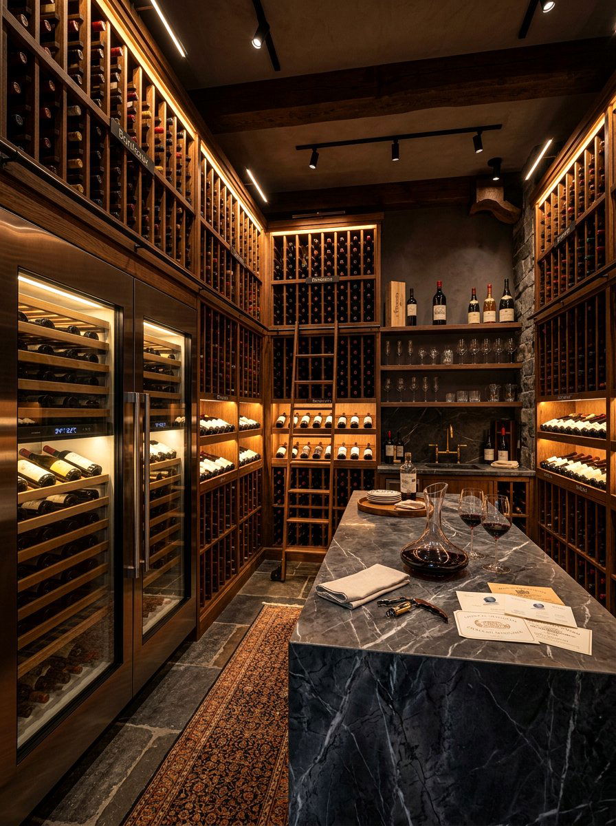 Wine Storage Prep Kitchen - 30 small prep kitchen ideas