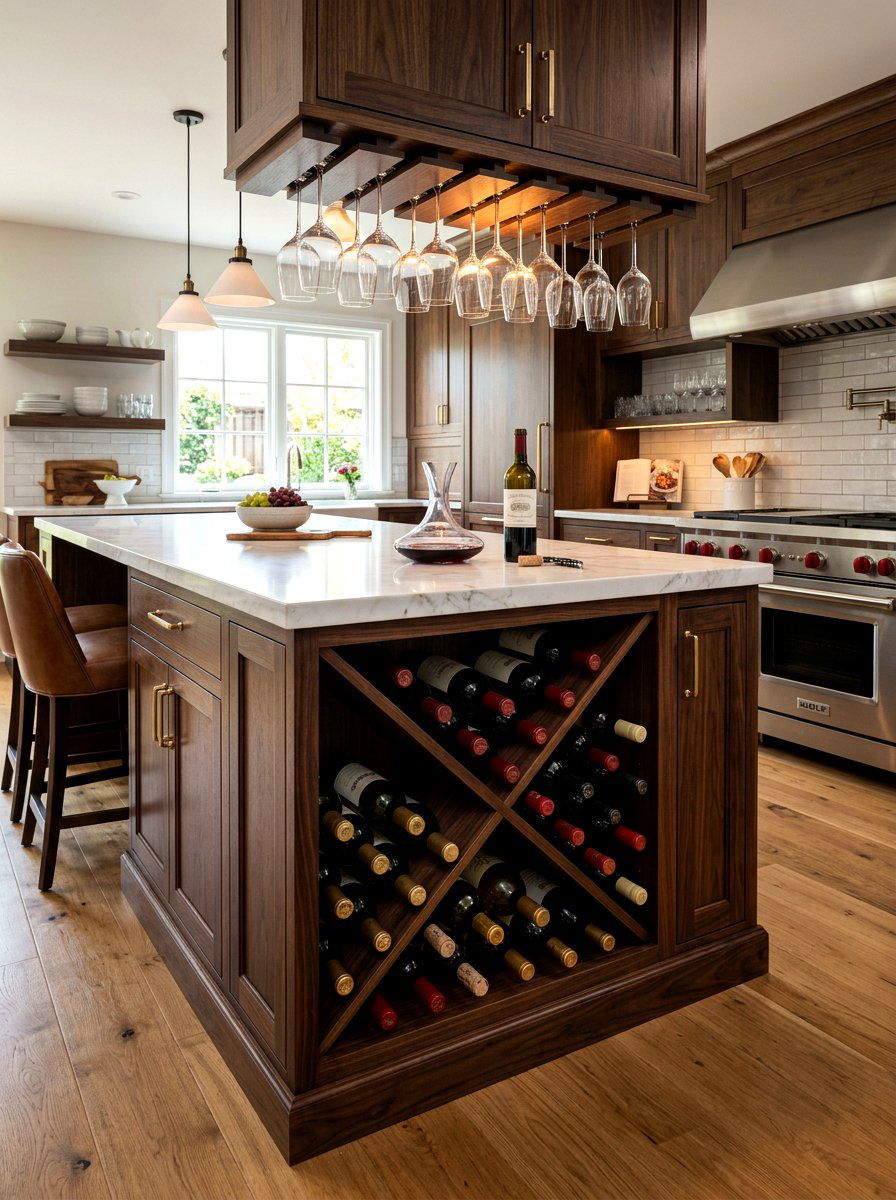 Wine Storage Rack - 30 small utility nook ideas