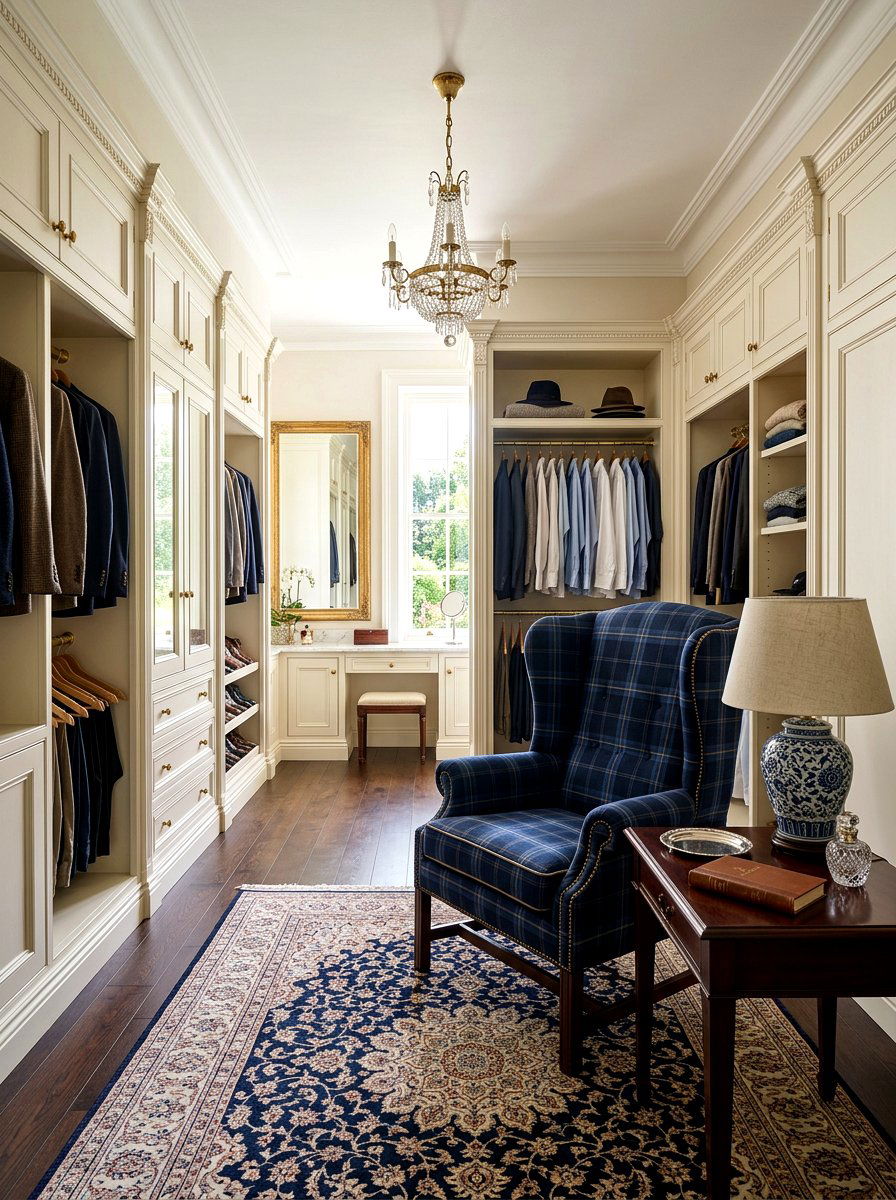 Wingback Chair - 30 dressing room seating ideas