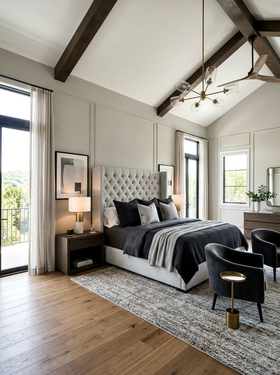 Wingback Upholstered Bed - 30 upholstered bed ideas