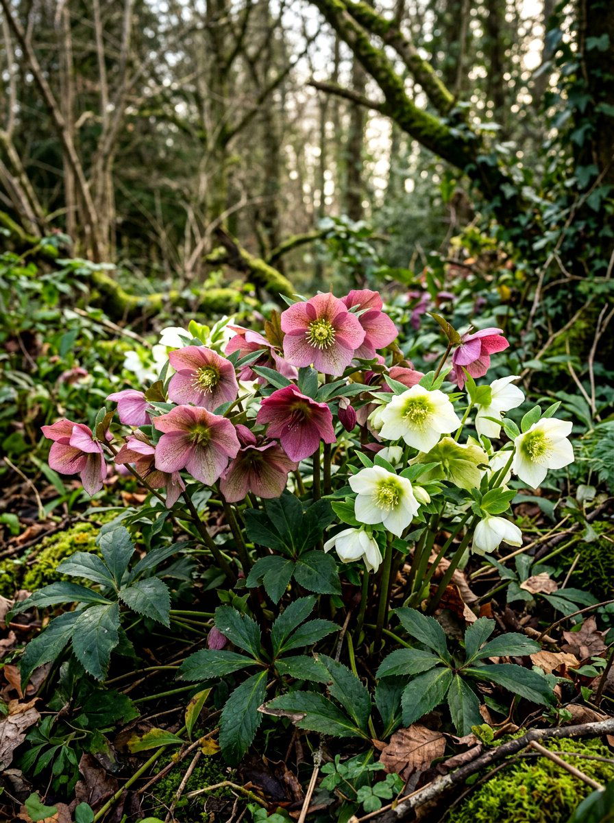 Winter Flowering Hellebore - 30 winter garden ideas