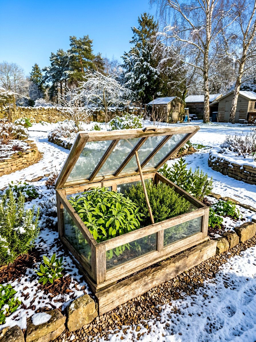 Winter Herb Garden - 30 medicinal herb garden ideas