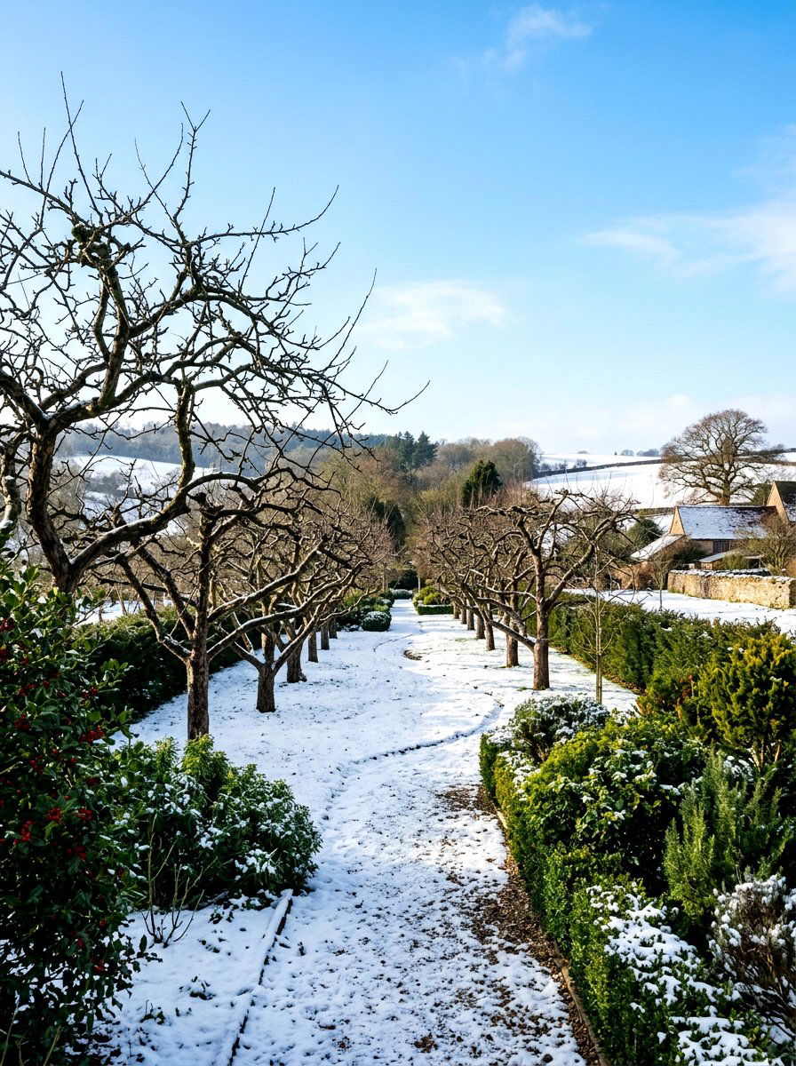 Winter Interest Orchard - 30 orchard backyard ideas