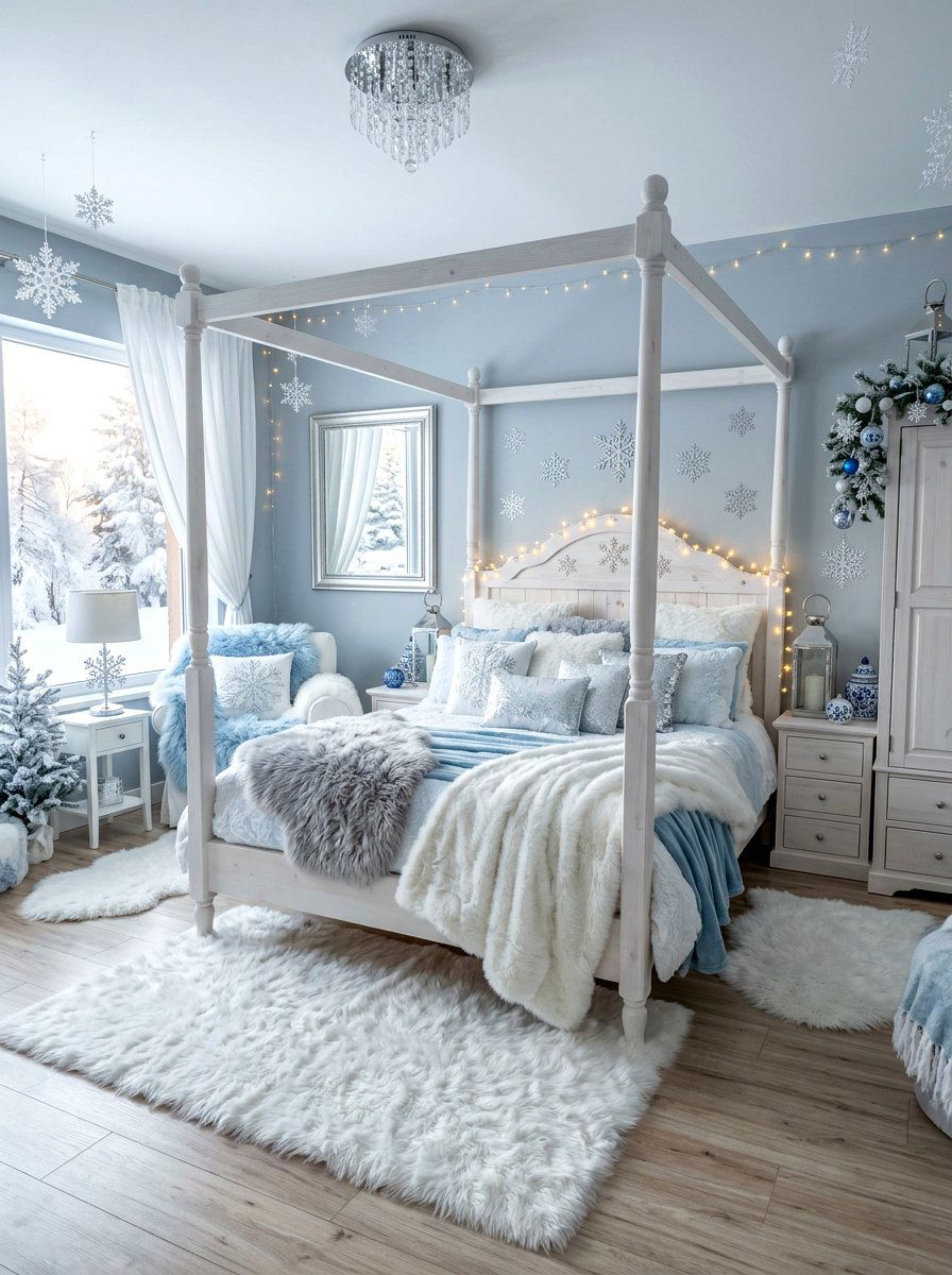 Winter Wonderland Bedroom - 30 storybook bedroom decor ideas