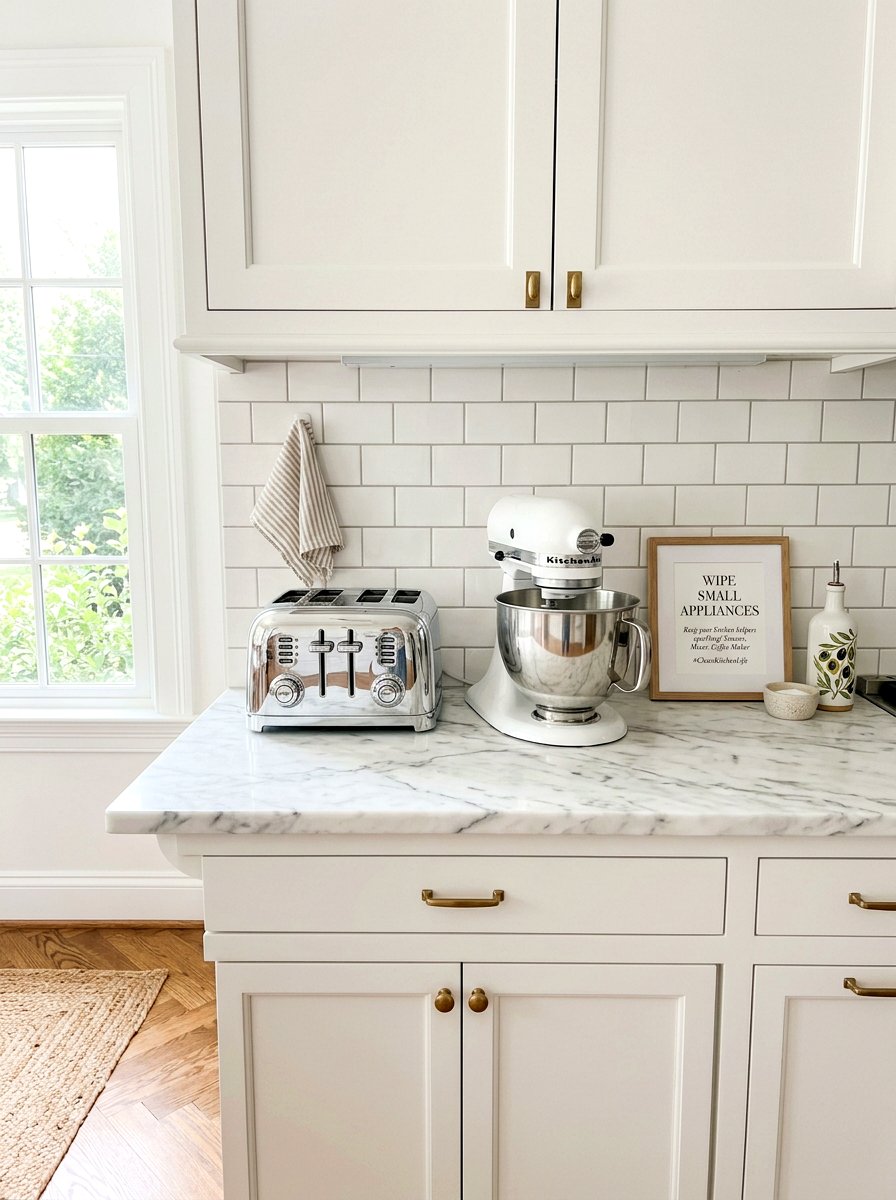 Wipe Small Appliances - 30 spring kitchen reset ideas
