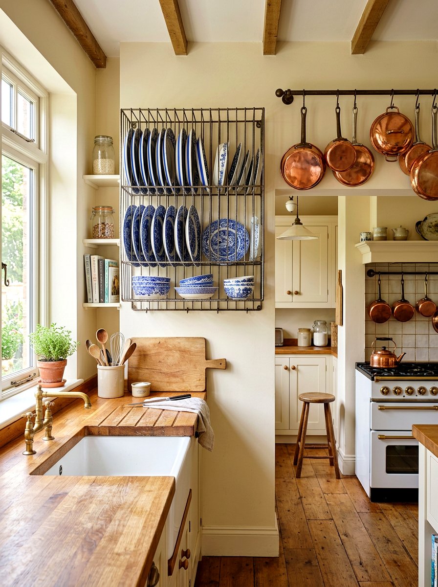 Wire Plate Rack - 30 vintage china display ideas