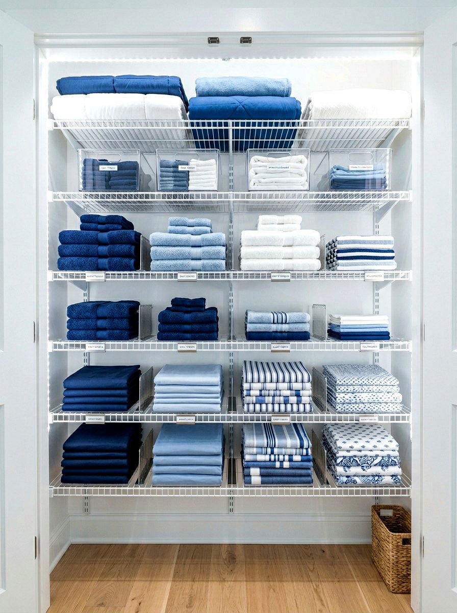 Wire Shelf Linen Closet - 30 linen closet ideas