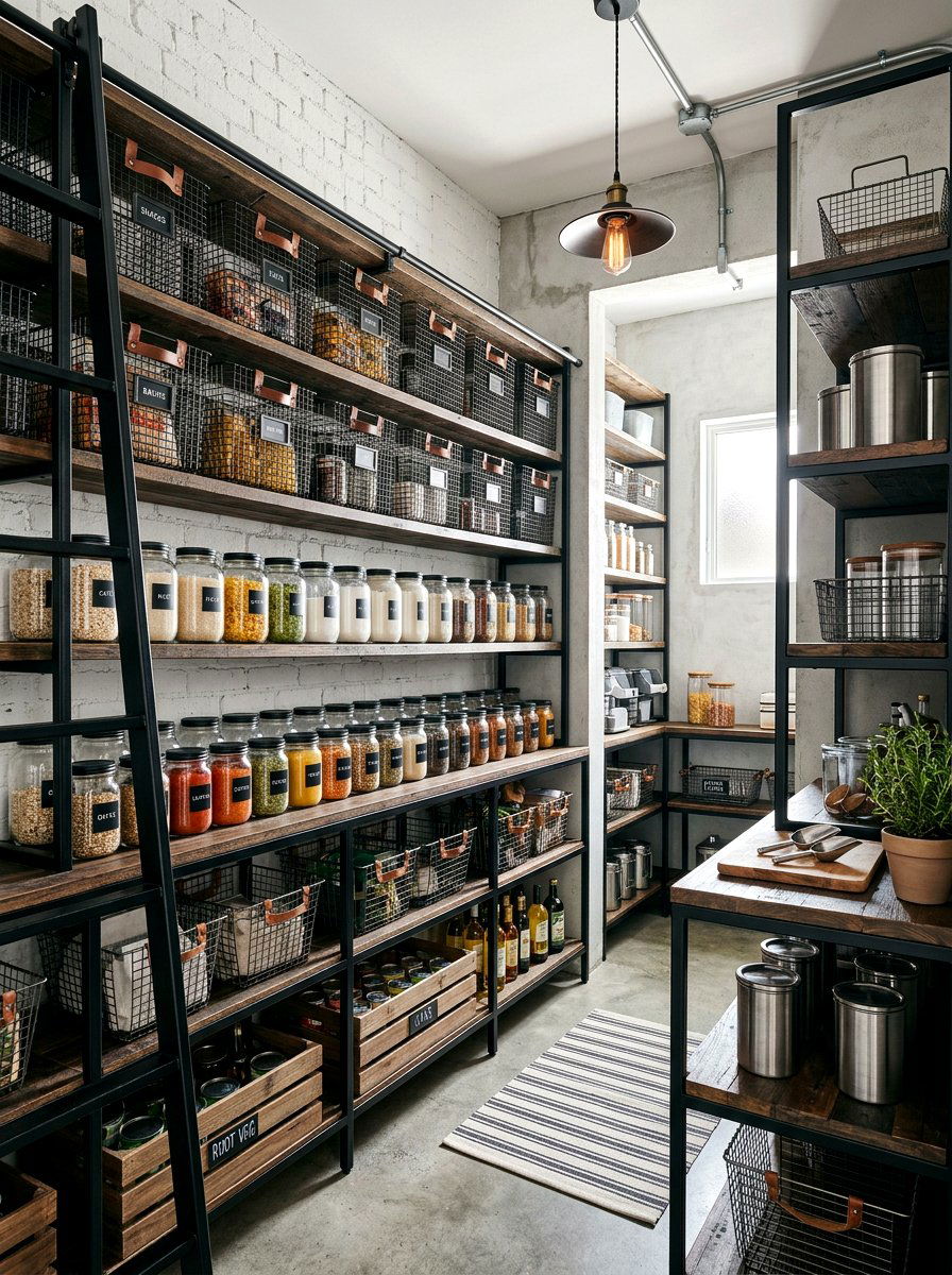 Wire Storage Bins - 30 pantry basket organization ideas