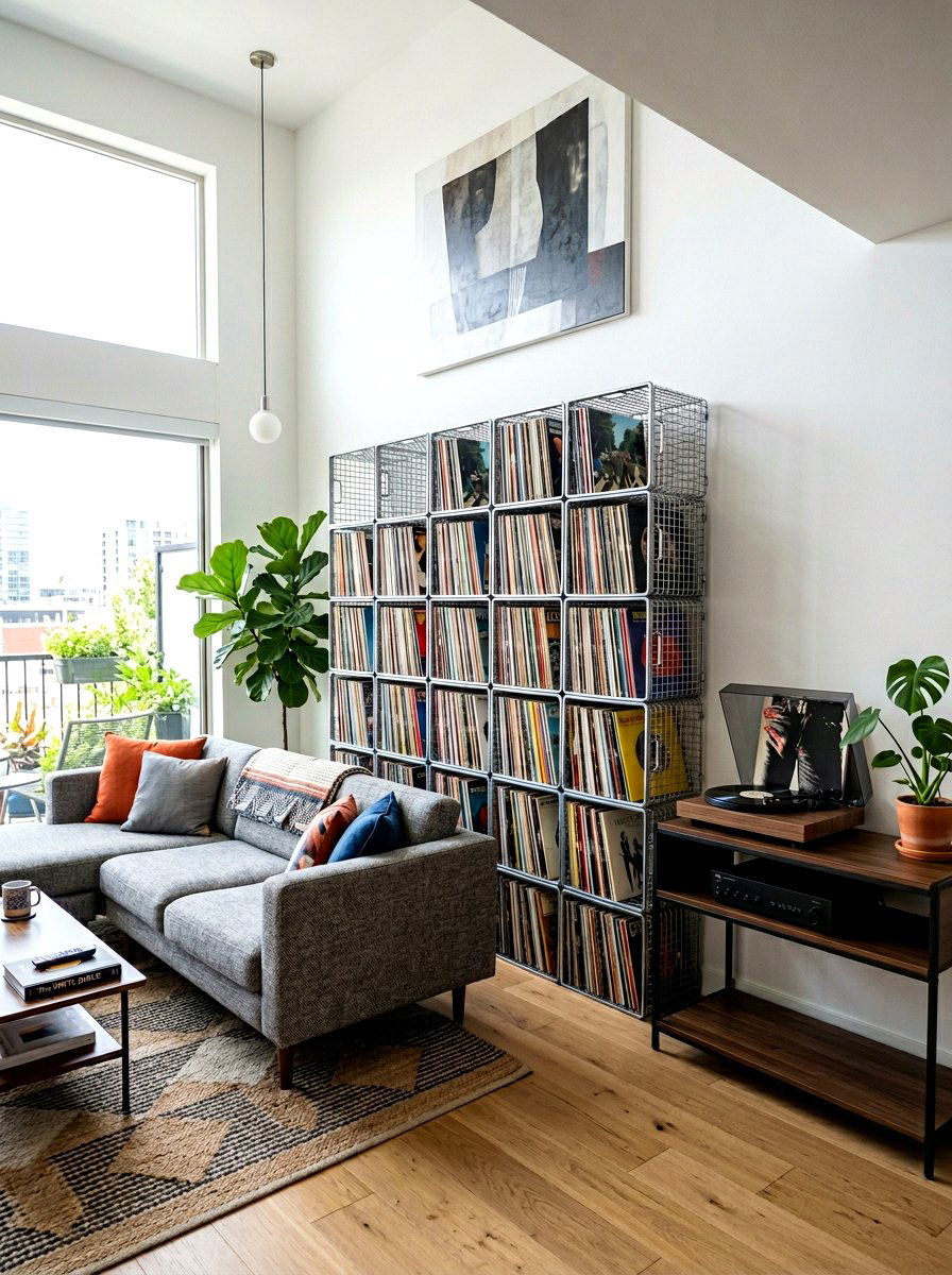 Wire milk crate - 30 flea market decor ideas