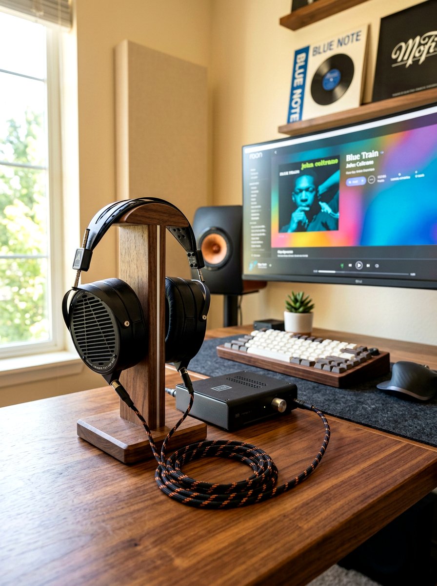 Wired Desktop Headphones - 30 friction maxxing office ideas
