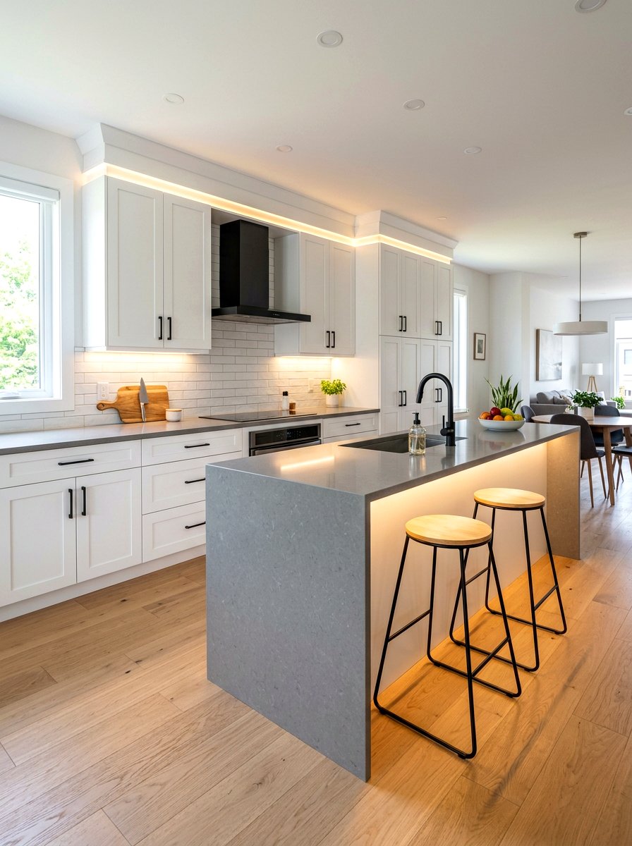 Wireless Led Strip - 30 under cabinet lighting ideas