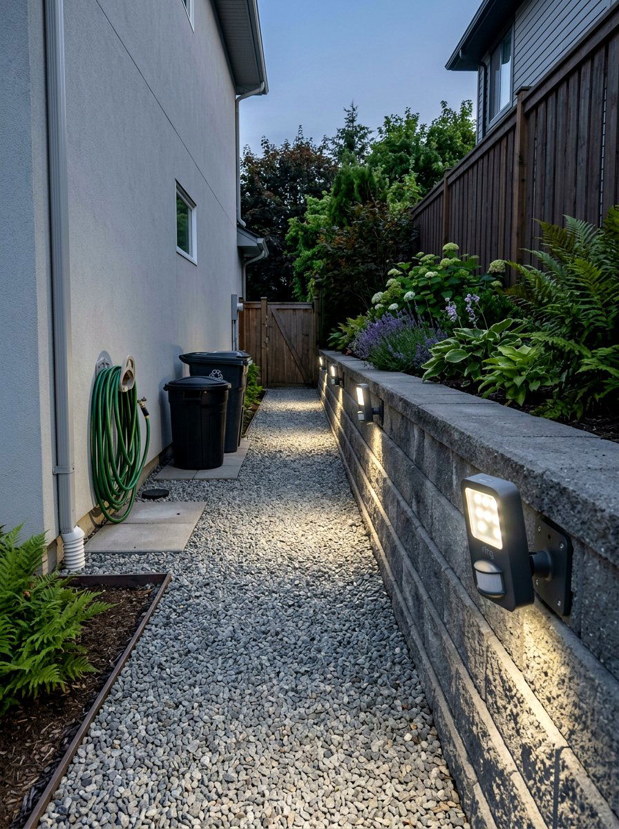 Wireless Motion Sensor Light - 30 retaining wall lighting ideas