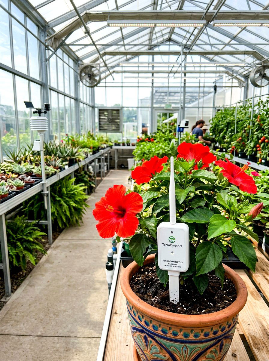 Wireless Soil Moisture Sensor - 30 greenhouse watering setup ideas