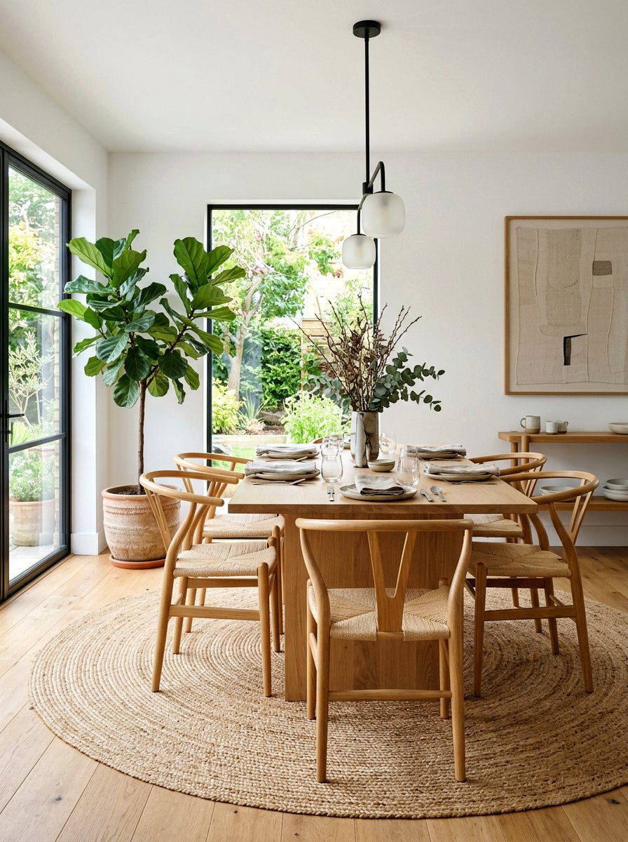 Wishbone cane dining chairs - 30 cane dining chair ideas