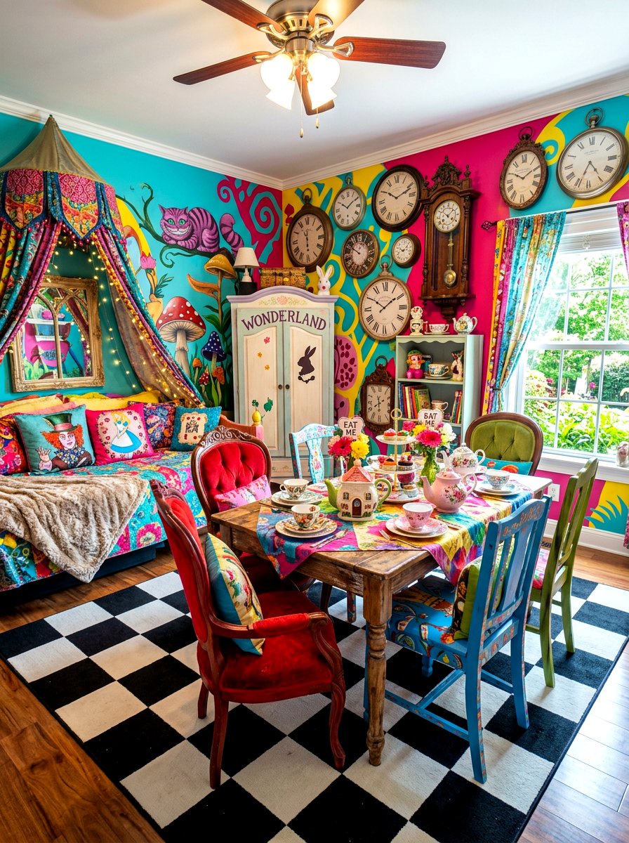 Wonderland Tea Party Bedroom - 30 storybook bedroom decor ideas