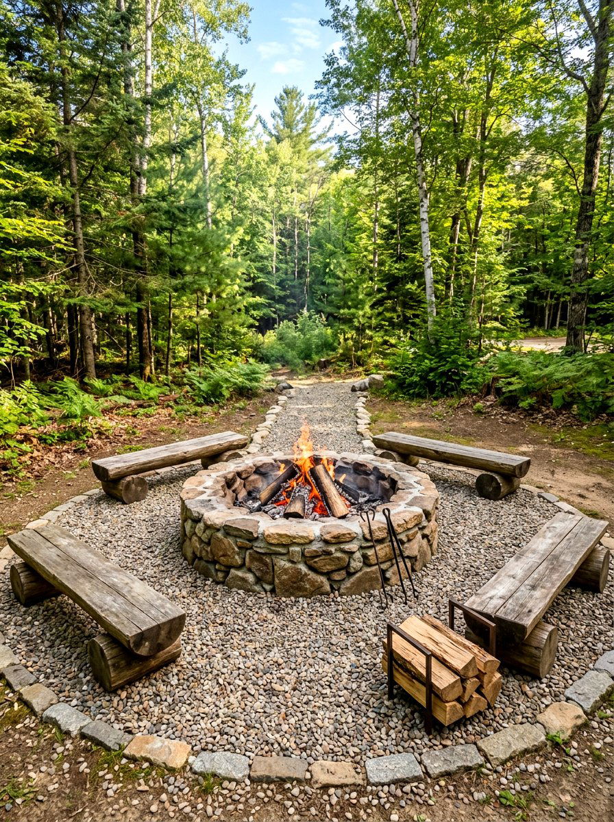Wood Burning Fire Pit - 30 budget fire pit ideas