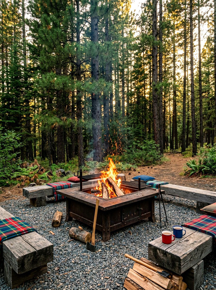 Wood Burning Fire Pit Table - 30 fire pit table ideas