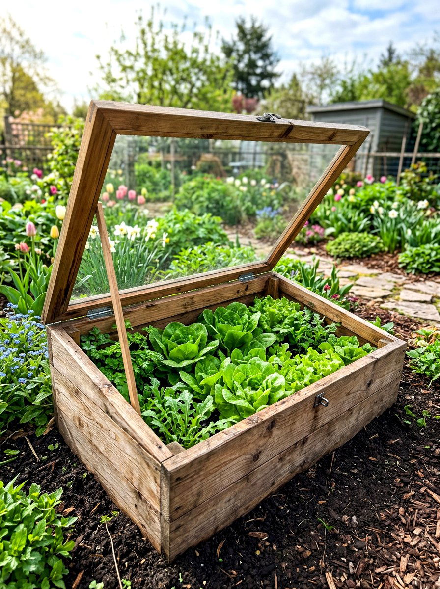 Wood Cold Frame - 30 cold frame garden ideas