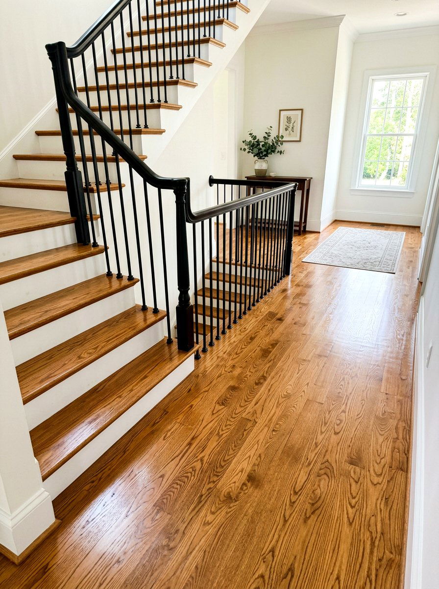 Wood Floor Stair Landing - 30 stair landing ideas
