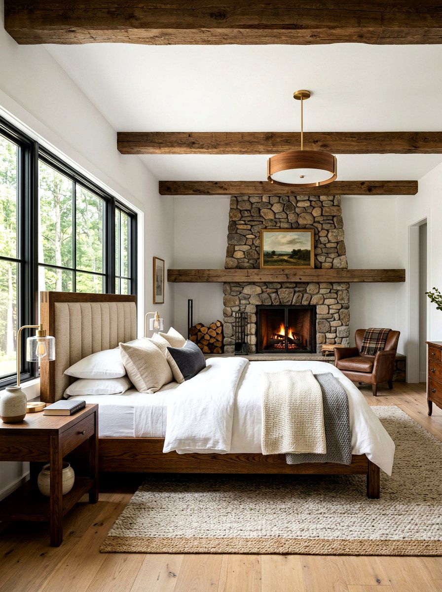 Wood Frame Channel Tufted Bed - 30 channel tufted bed ideas