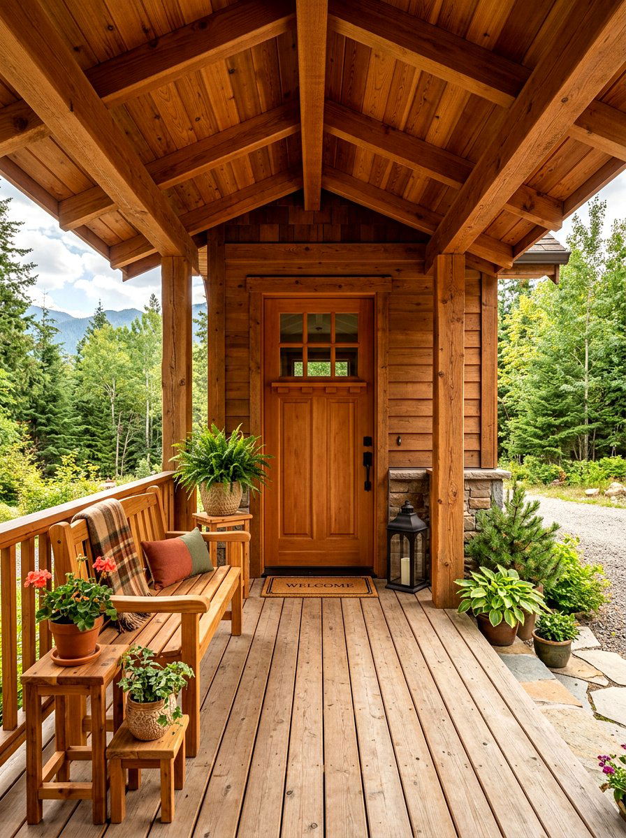 Wood Front Porch Decor - 30 front porch decor ideas