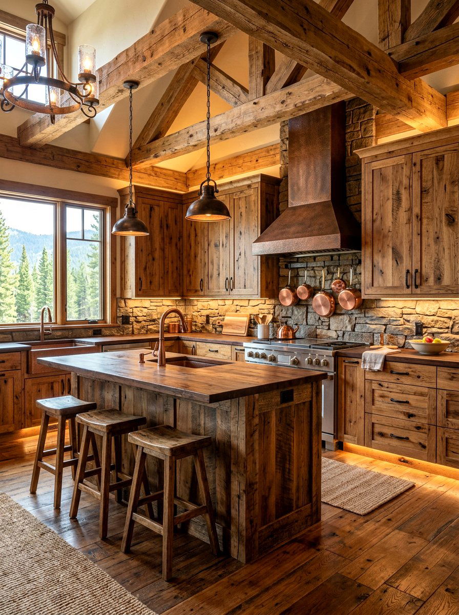 Wood Kitchen Accent - 30 under cabinet lighting ideas