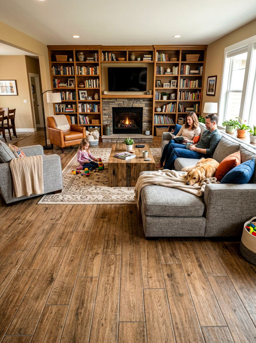 Wood Look Tile Floor - 30 tile floor pattern ideas