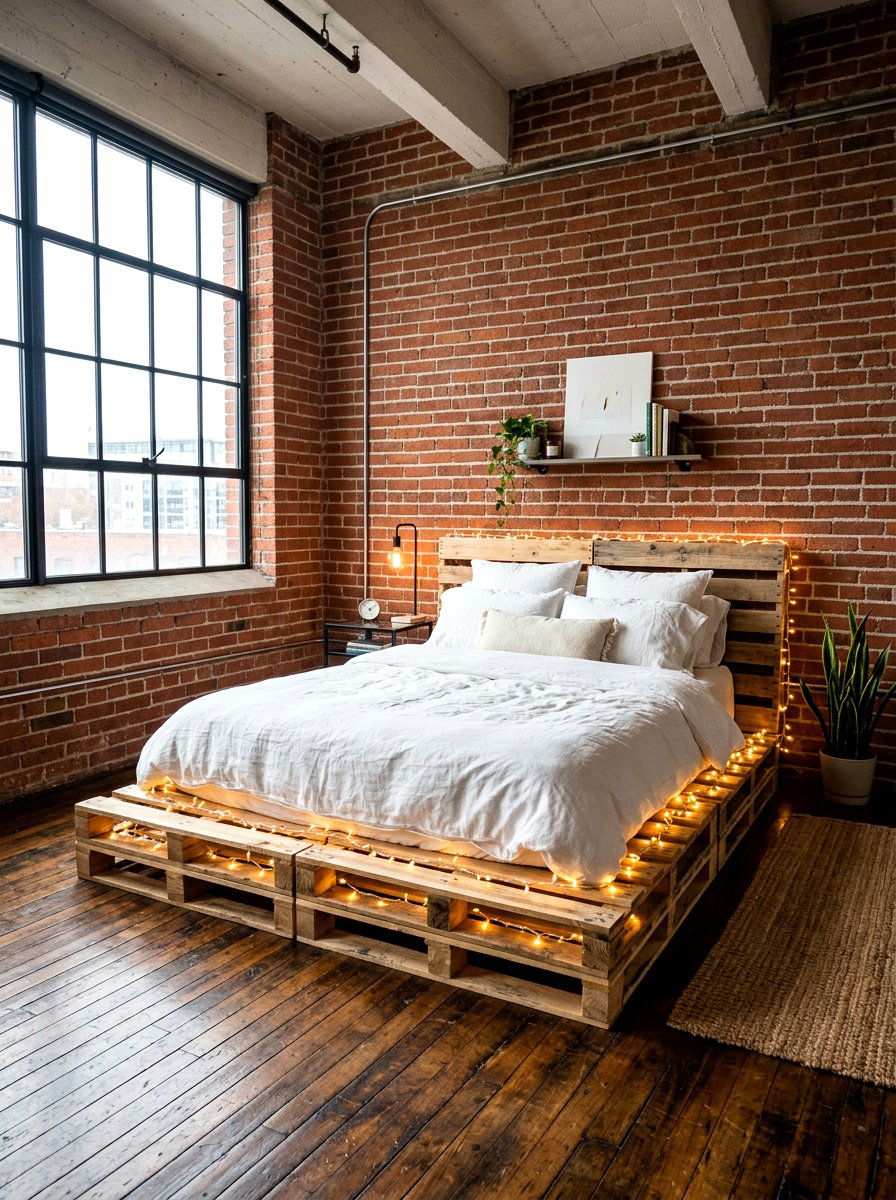 Wood Pallet Floor Bed - 30 floor bed bedroom ideas