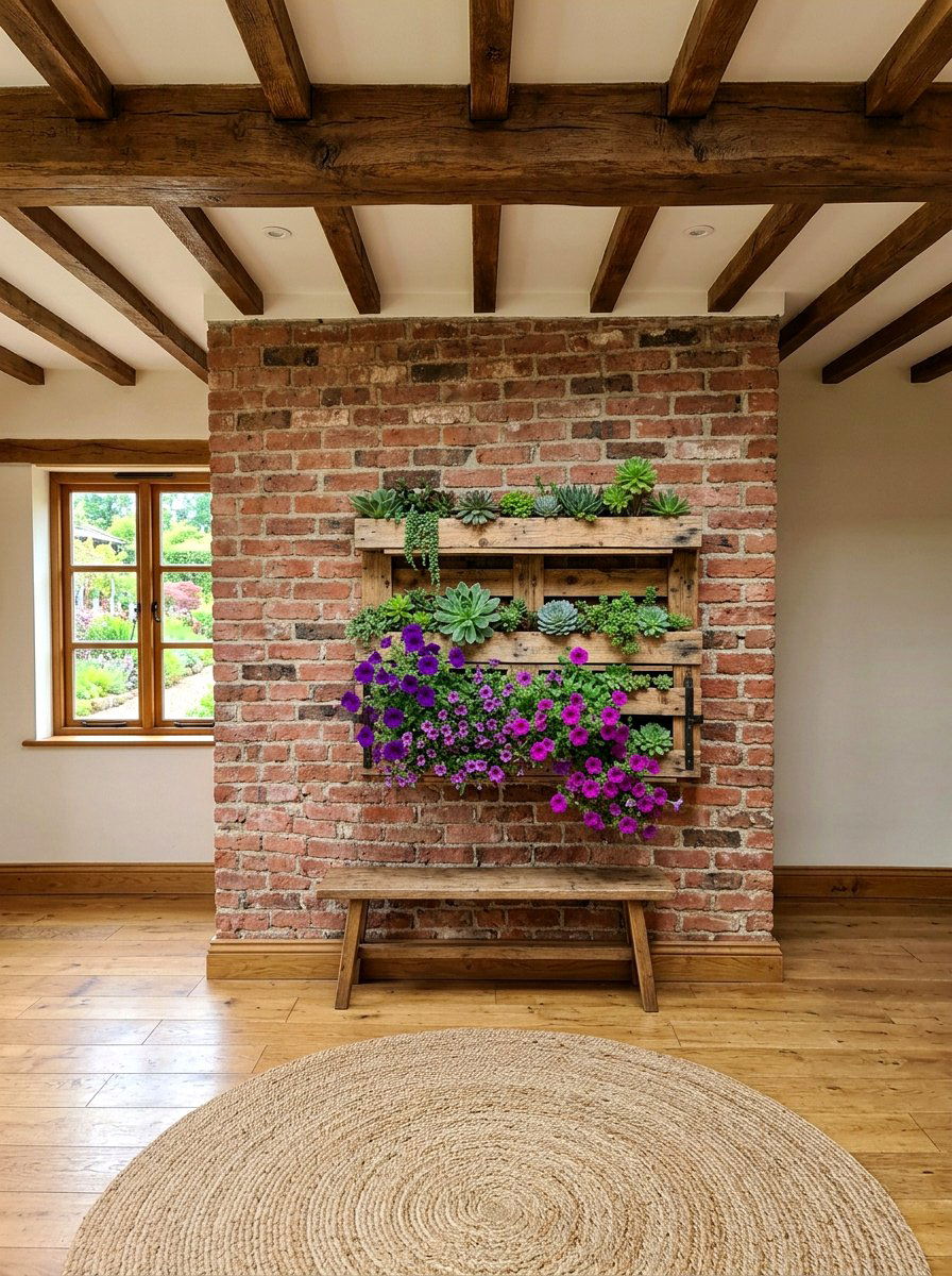 Wood Pallet Garden - 30 budget vertical garden ideas