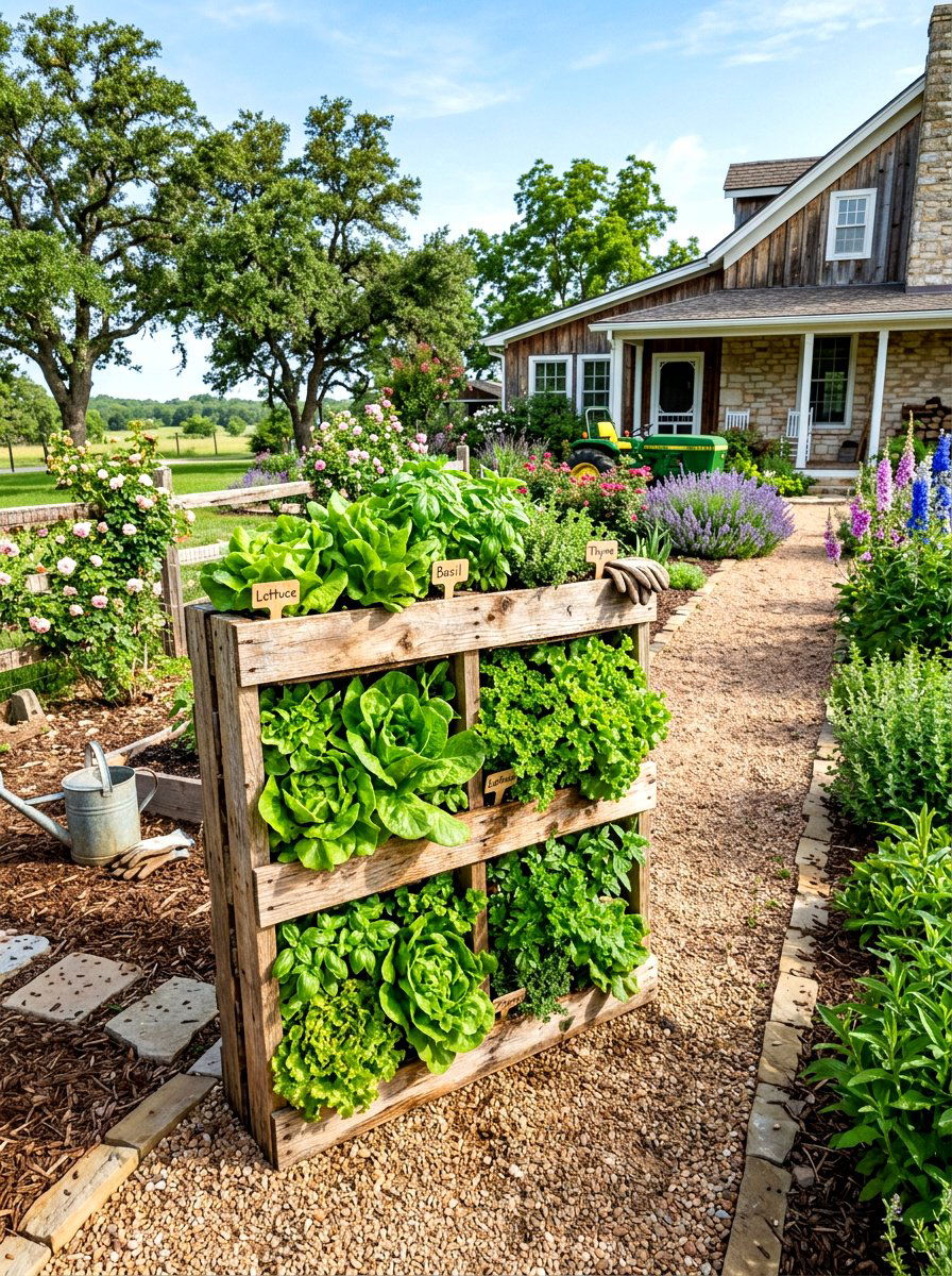 Wood Pallet Raised Bed - 30 budget raised bed ideas