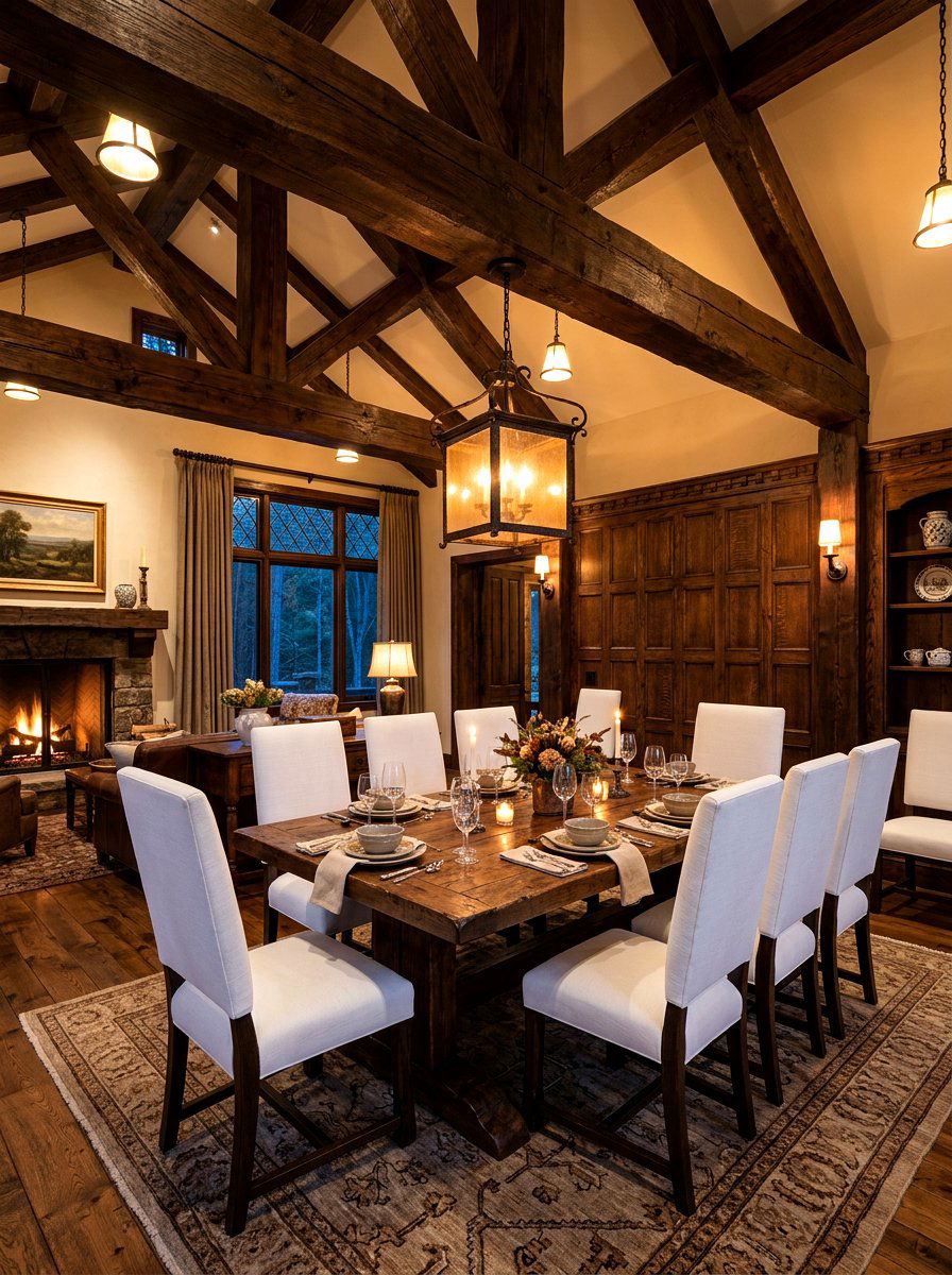 Wood Paneled Dining Room - 30 editorial dining room ideas