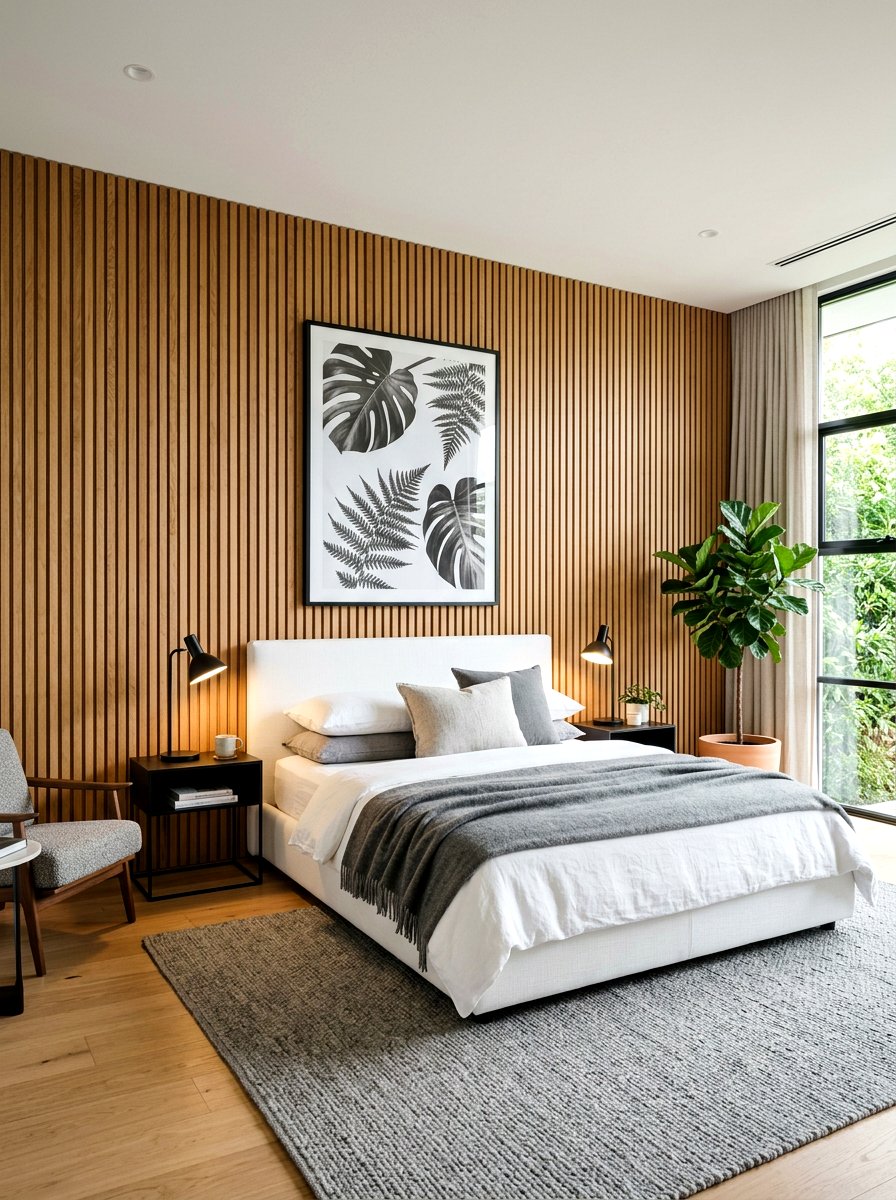 Wood Paneling Bedroom - 30 seventies bedroom ideas