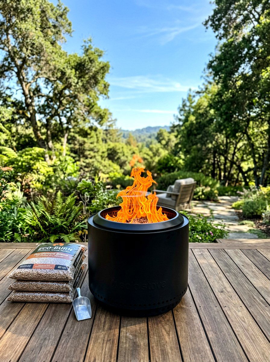 Wood Pellet Smokeless Fire Pit - 30 portable fire pit ideas