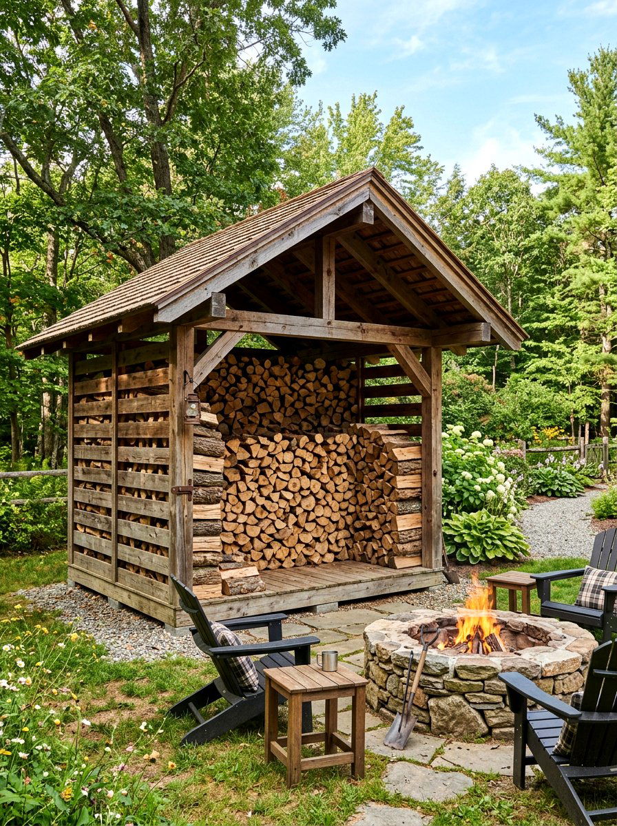 Wood Storage Shed - 30 cottage shed ideas