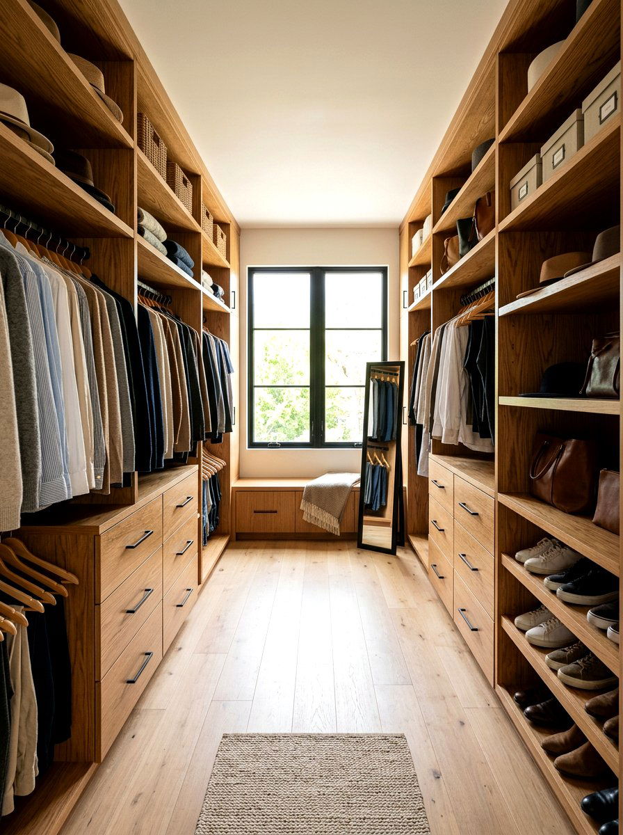 Wood Walk In Closet - 30 walk in closet ideas