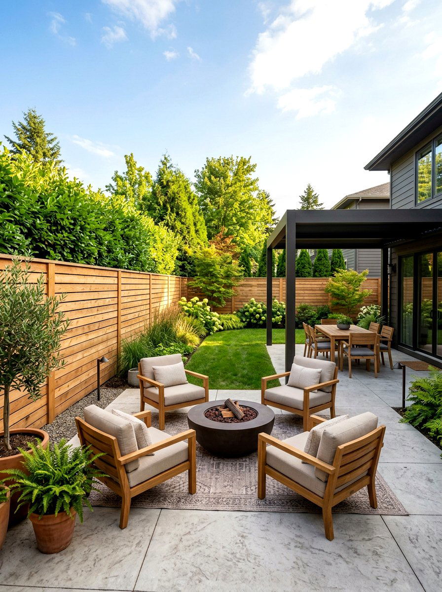 Wood slat wall outdoor privacy - 30 wood slat wall ideas