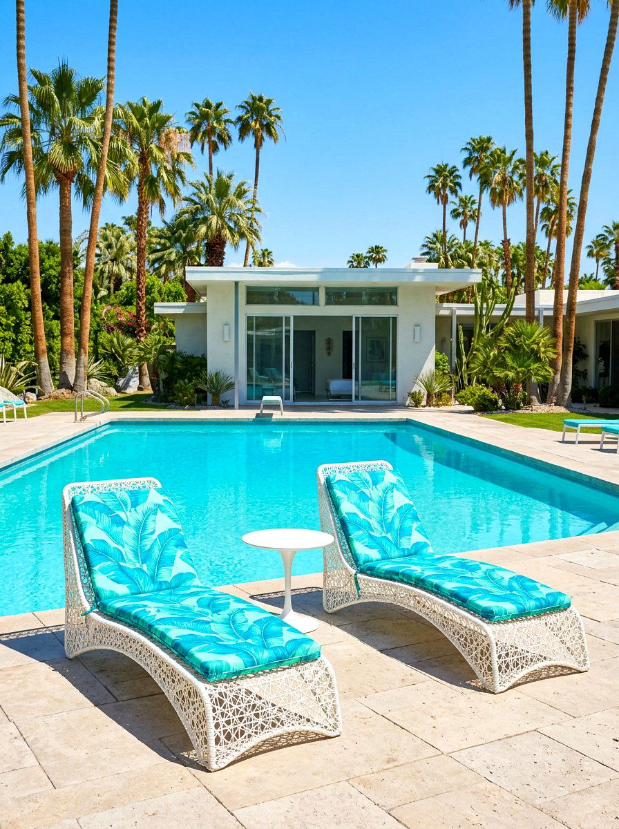 Woodard Spun Iron Lounge - 30 vintage iron patio furniture ideas