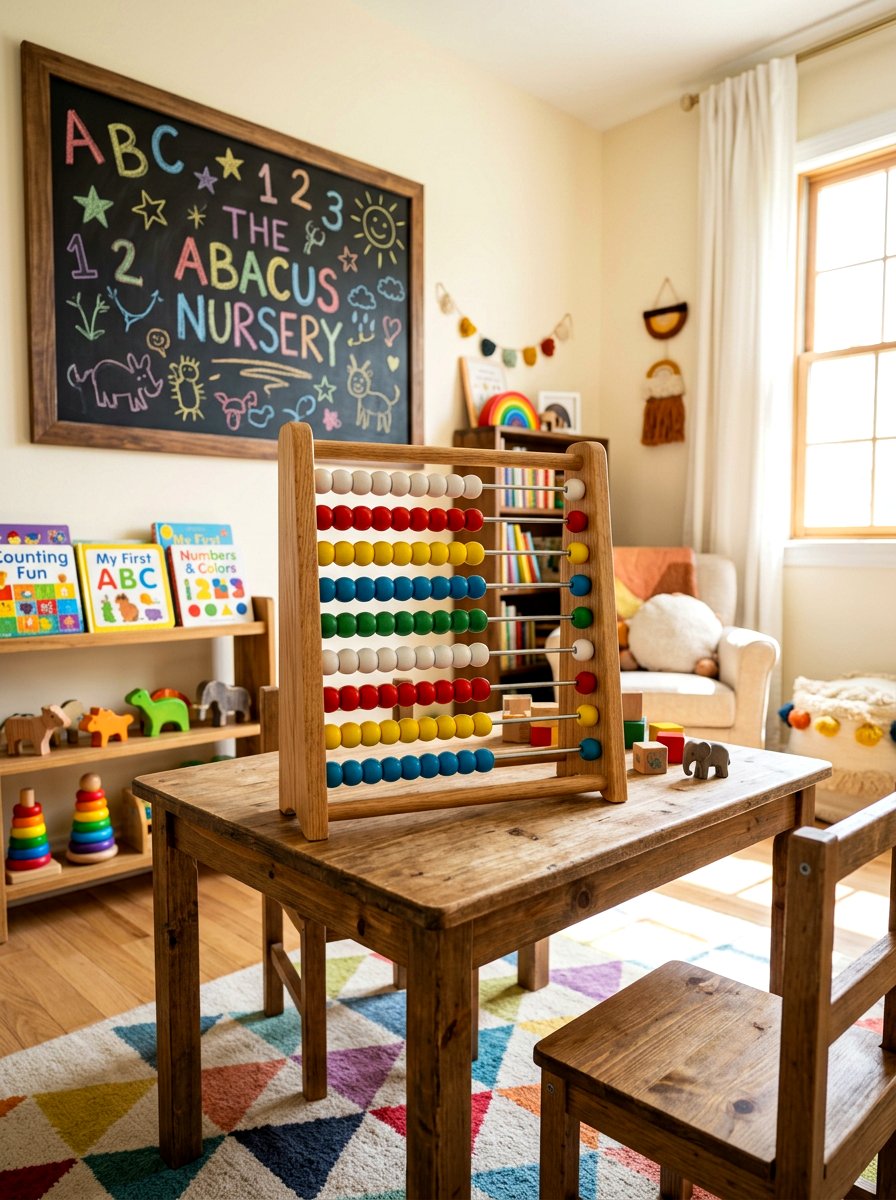 Wooden Abacus - 30 heirloom toy nursery ideas