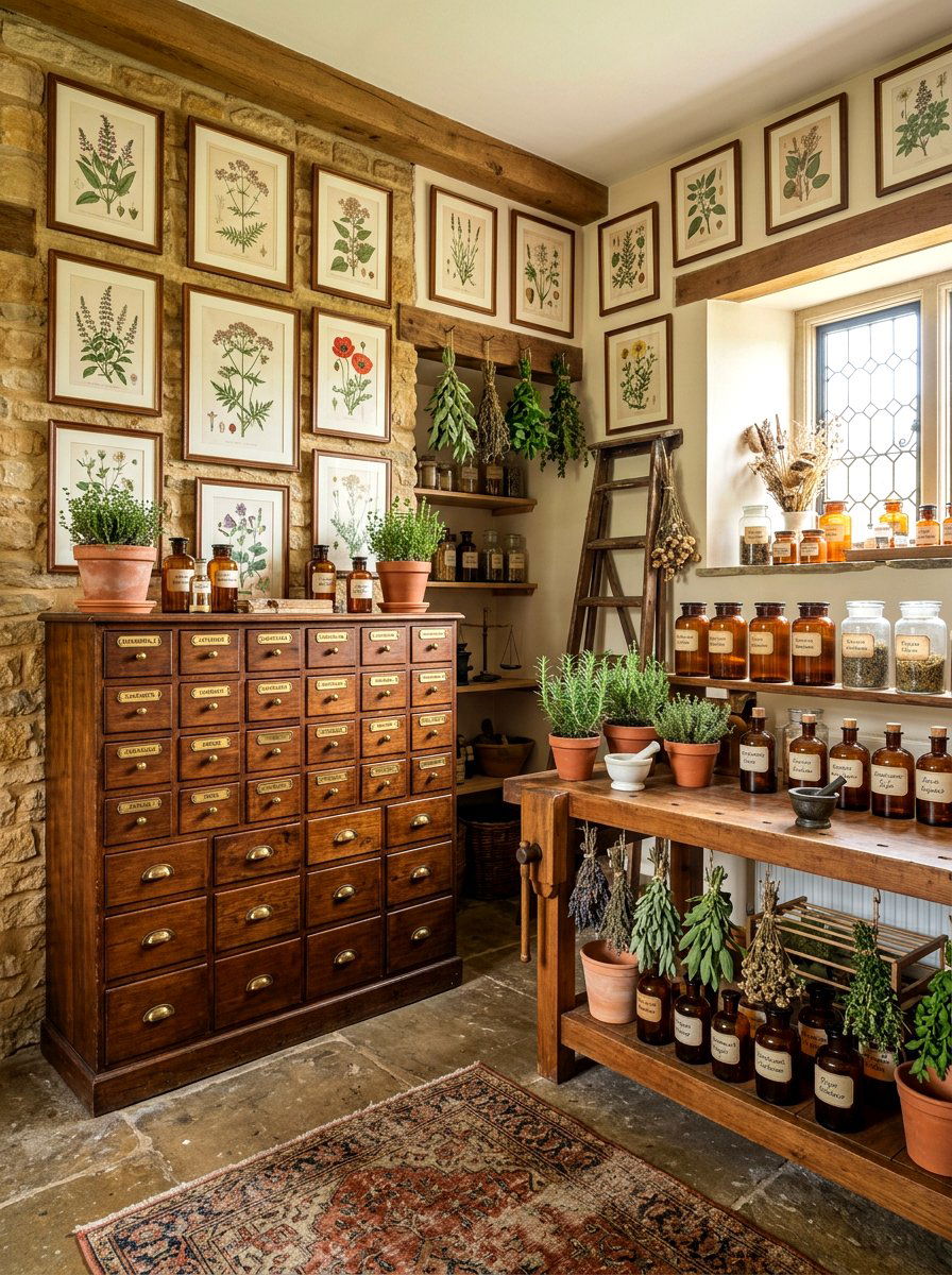 Wooden Apothecary Chests - 30 file cabinet alternatives ideas