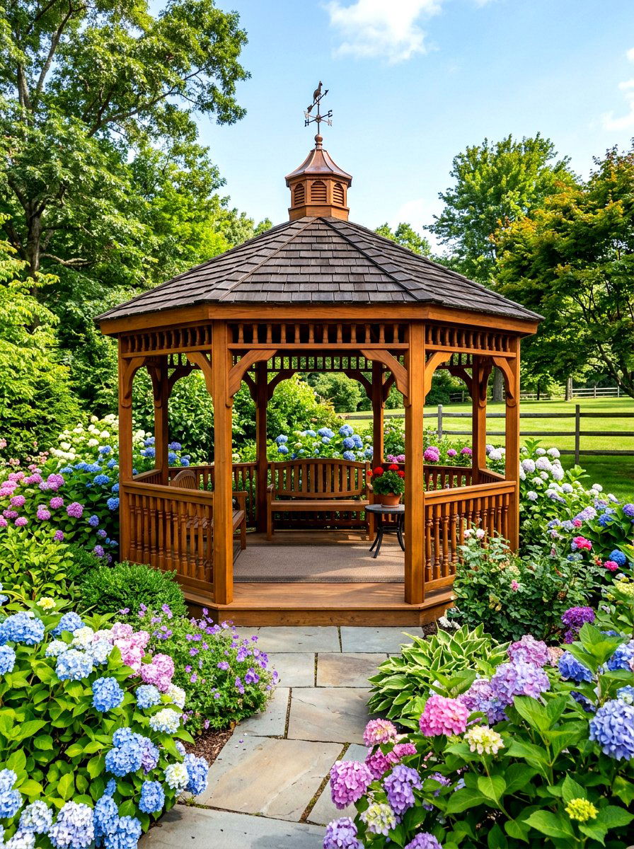 Wooden Backyard Gazebo - 30 outdoor gazebo ideas