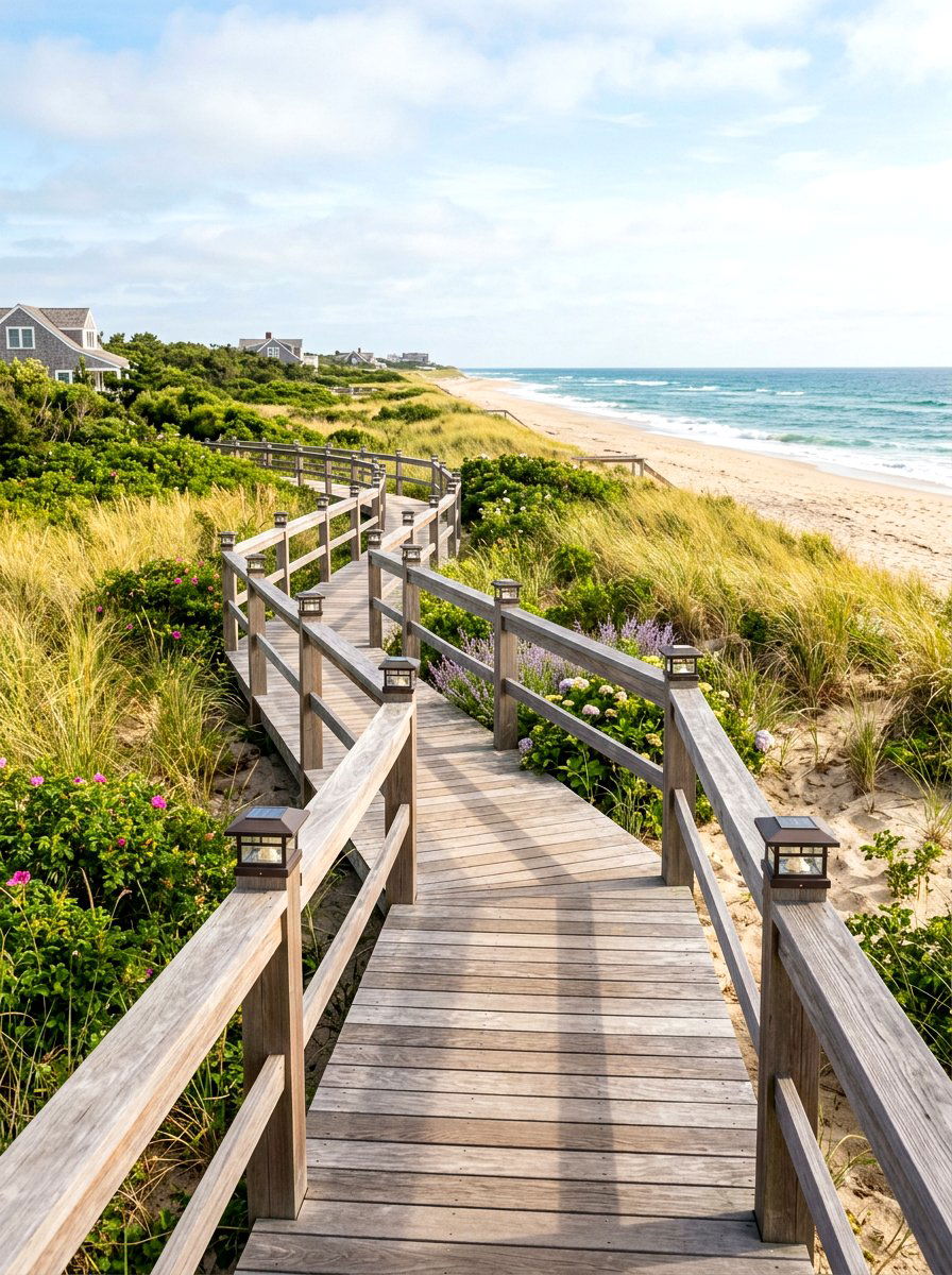 Wooden Boardwalk - 30 backyard walkway ideas