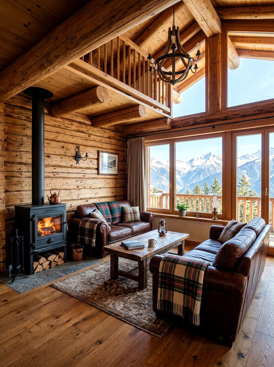 Wooden Chalet Interior - 30 digital detox room ideas