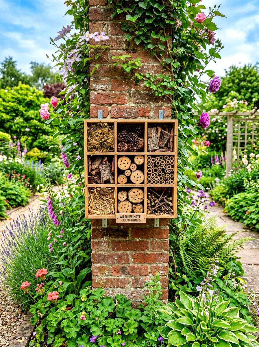 Wooden Crate Bug Hotel - 30 insect hotel ideas