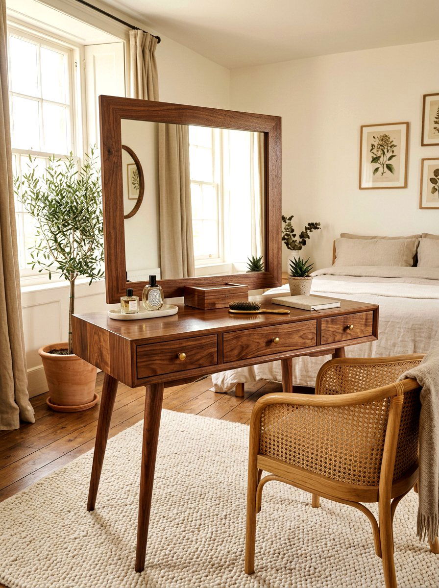 Wooden Dressing Table - 30 dressing table ideas