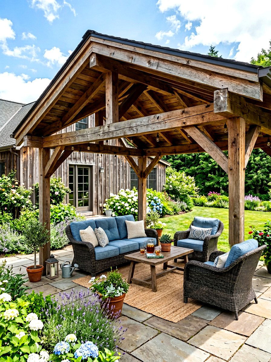 Wooden Lean To - 30 attached patio cover ideas