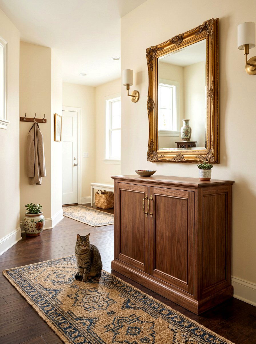 Wooden Litter Box Cabinet - 30 hidden litter box furniture ideas