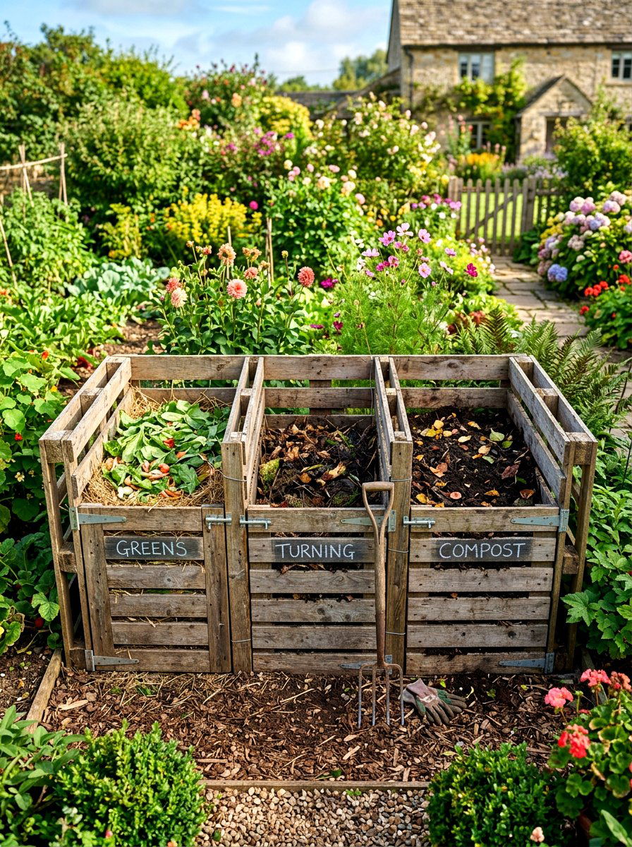 Wooden Pallet Compost Bin - 30 compost bin ideas